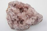 3.2" Sparkly, Pink Amethyst Geode - Argentina - #195396-1